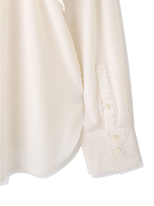 SANTEスタンドカラーフリルトップス