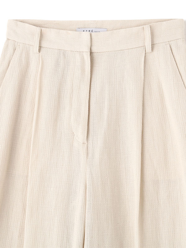 レノクロスセミワイドパンツ(S OFF WHITE): ボトムス │ ETRE
