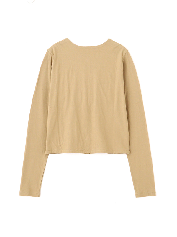 ETRETOKYO リングドットコンパクトカーディガン リングドットコンパクトカーディガン(F BEIGE): トップス