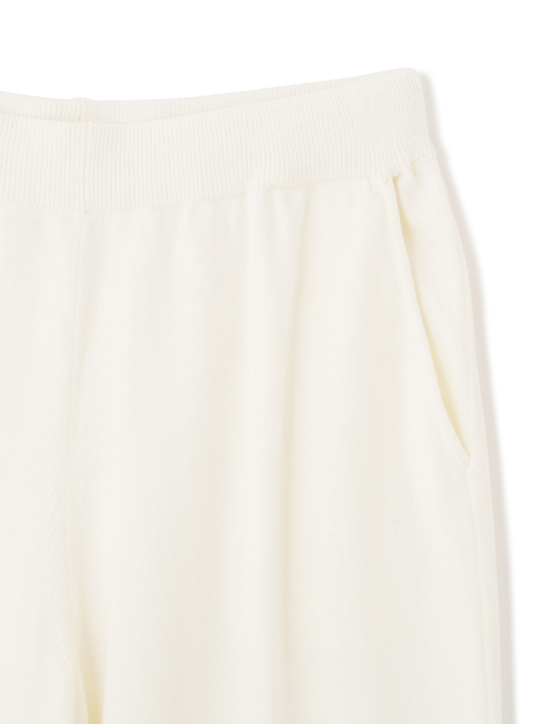 リリヤーンハイゲージニットパンツ(S OFF WHITE): ボトムス