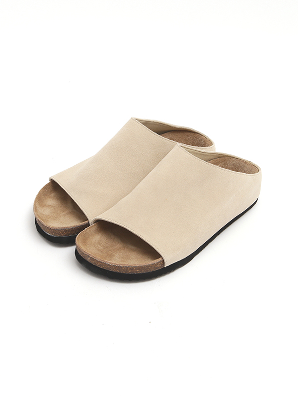etre tokyo スウェードフットベッドサンダル スウェードフットベッドサンダル(36 BEIGE): シューズ │ ETRE