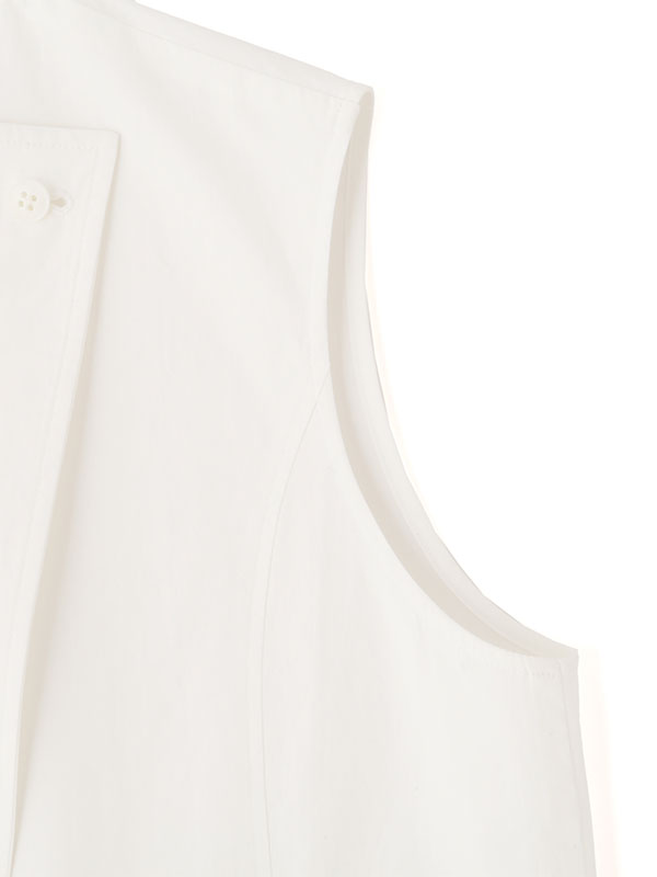 スリーブレスシャツジャケット