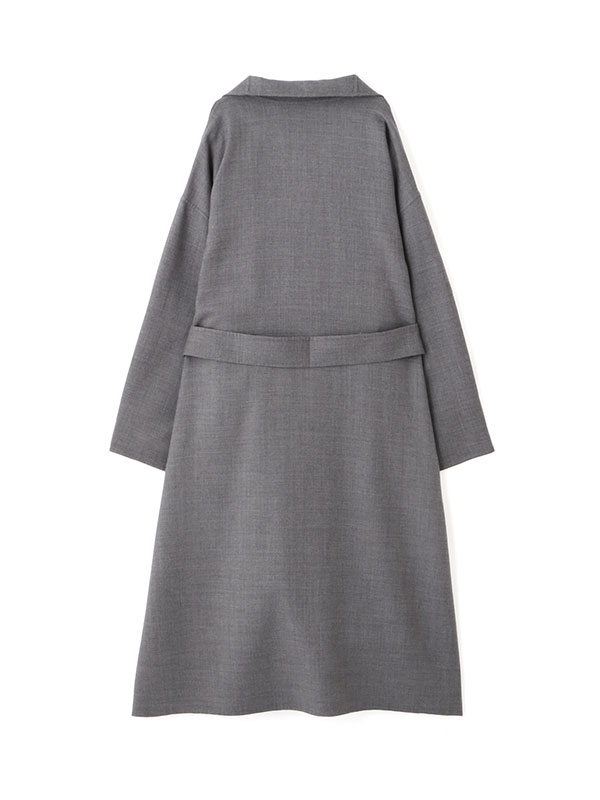 SANTEウーステッドクロークリバーコート