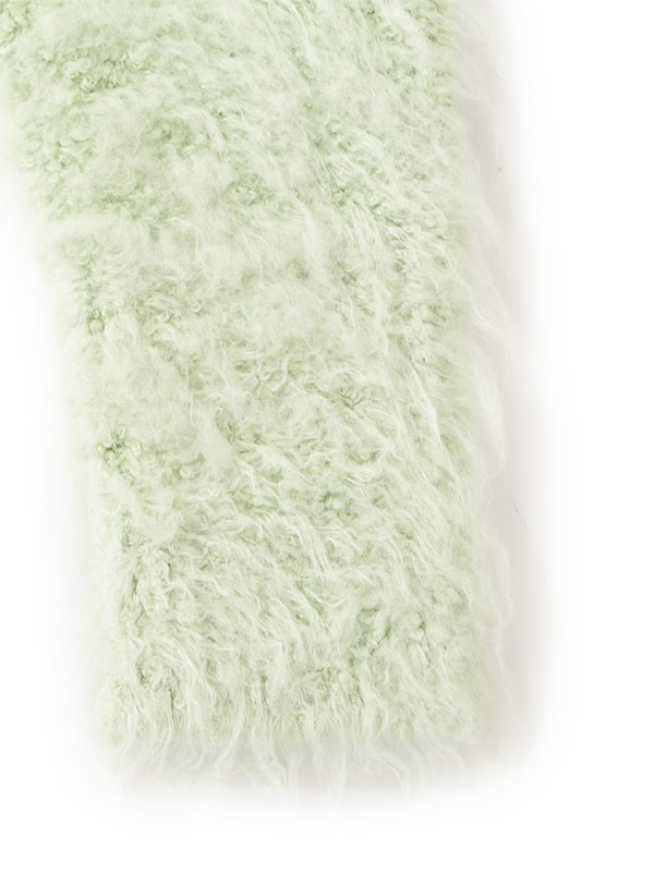 SANTEヘアリーシルクＶネックニットプルオーバー