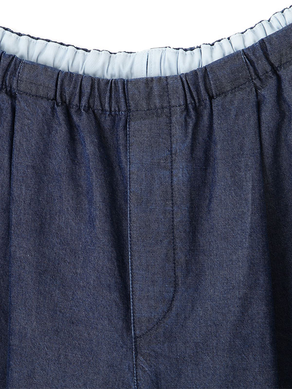 テンセルデニムリラクシーパンツ