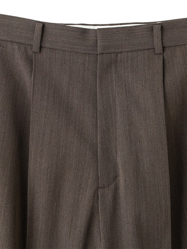 SANTEワンタックセンタークリースパンツ