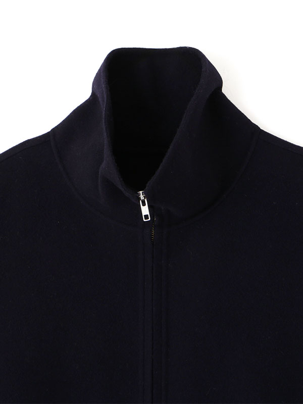 メルトンスタンドネックリバーブルゾン