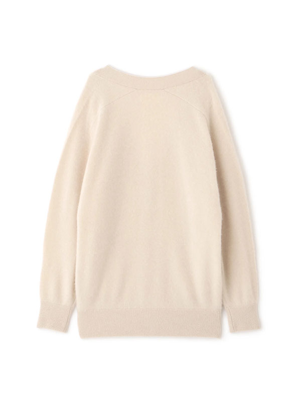 SANTEカシミヤヘアリーニットカーディガン