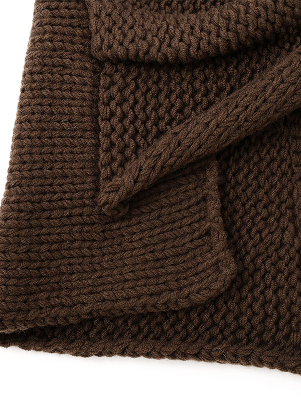 バルキーヤーンハンドニットスヌード