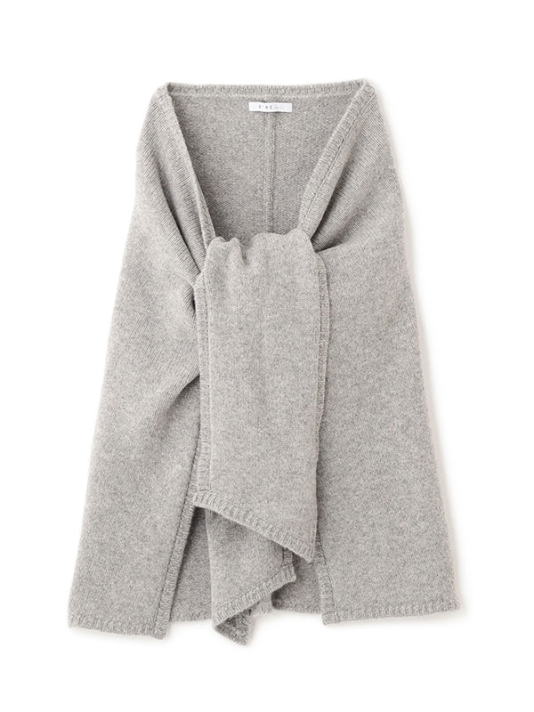 レイヤードニットラップスカート