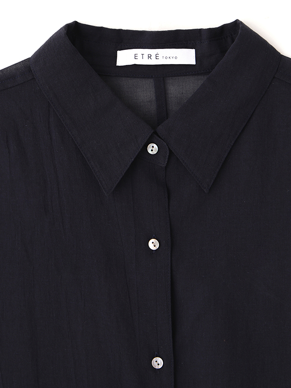 シアーコットンシャツ