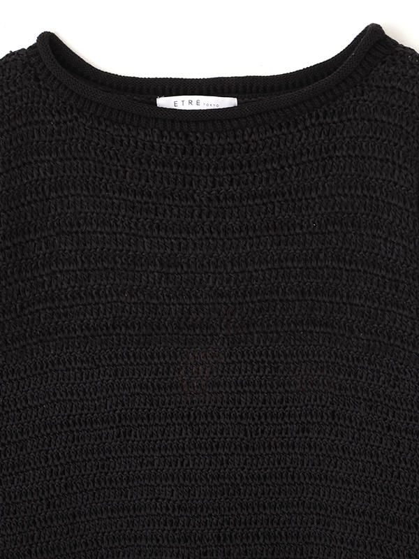 シアークロシェニットプルオーバー