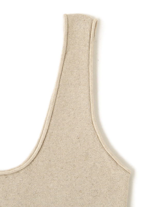 レースアップ2wayニットタンク