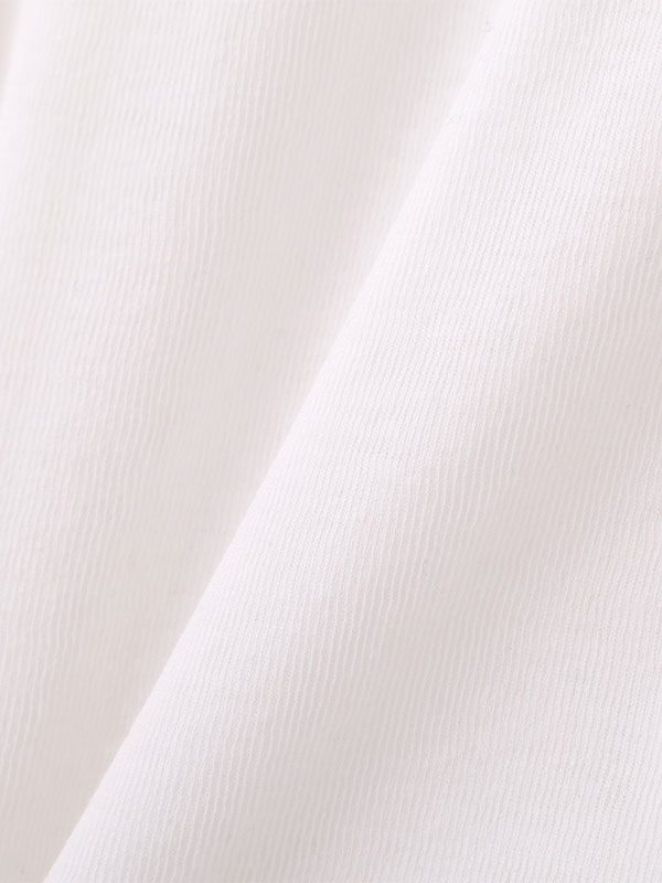 ハーフスリーブハイネックシアープルオーバー