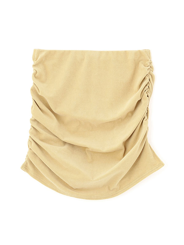 パイルギャザーミニスカート