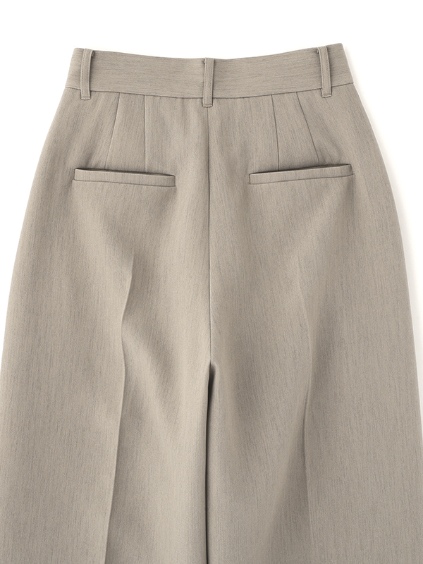 ダブルクロスハイウエストタックパンツ