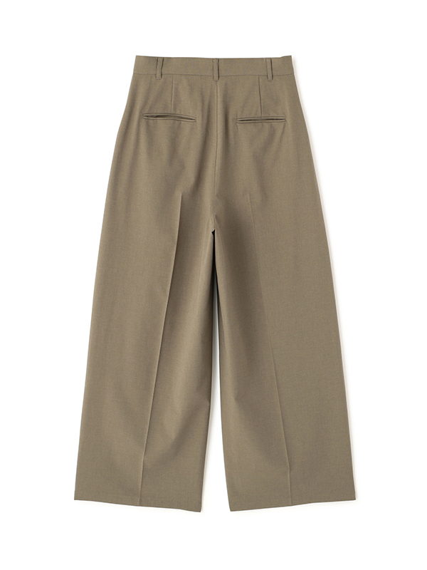 リネンライクエアリータックパンツ