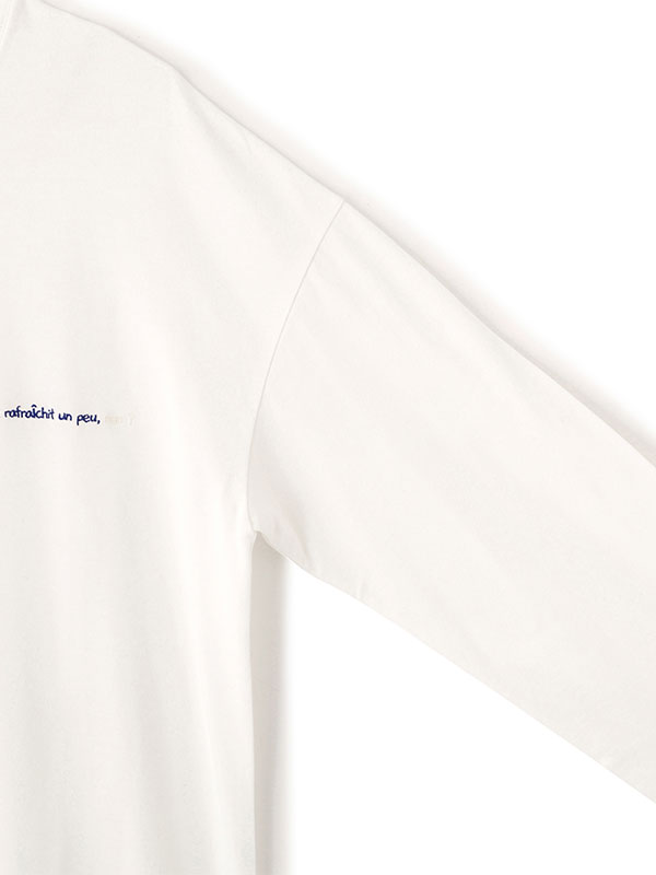 メッセージエンブロイダリーロンTee