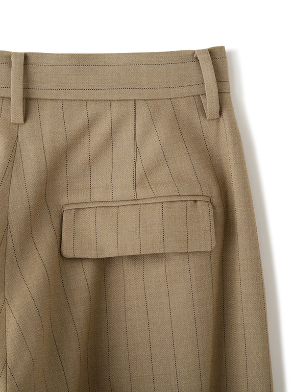 タックセミワイドパンツ(S BROWN): ボトムス │ ETRE TOKYO official  