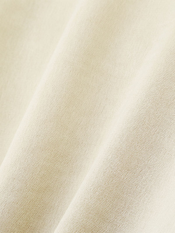 ダブルサテンバンドカラーシャツ(F BEIGE): トップス │ ETRE