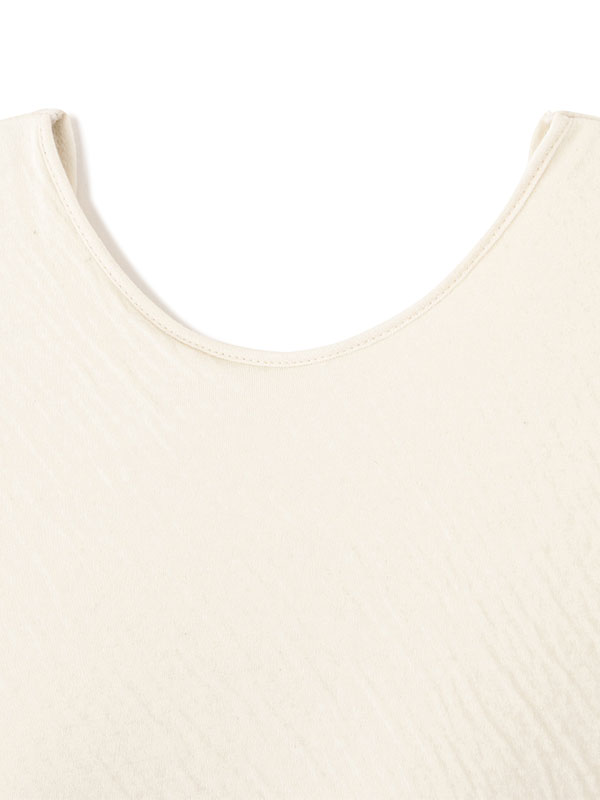 【ETRE TOKYO】ダブルクロス2wayスリーブレスプルオーバー アイボリー ETRE TOKYO】ダブルクロス2wayスリーブレスプルオーバー アイボリー