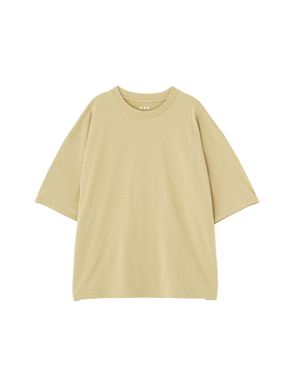 three dots パウダリーコットンTee