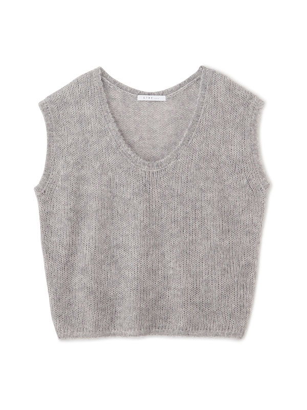 スーパーキッドモヘヤスリーブレスニットプルオーバー