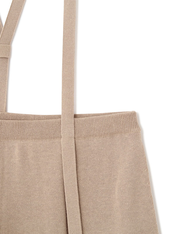 コットンリネンニットサスパンツ(S BEIGE): ボトムス │ ETRE