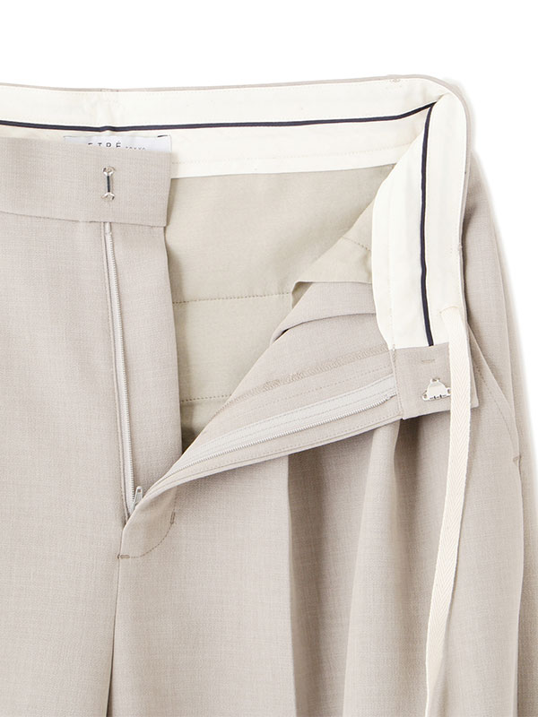 サイドヘムタックパンツ