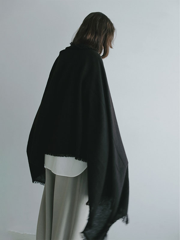 A SAUCE MELERカシミヤマイクロバスケットストールⅱ