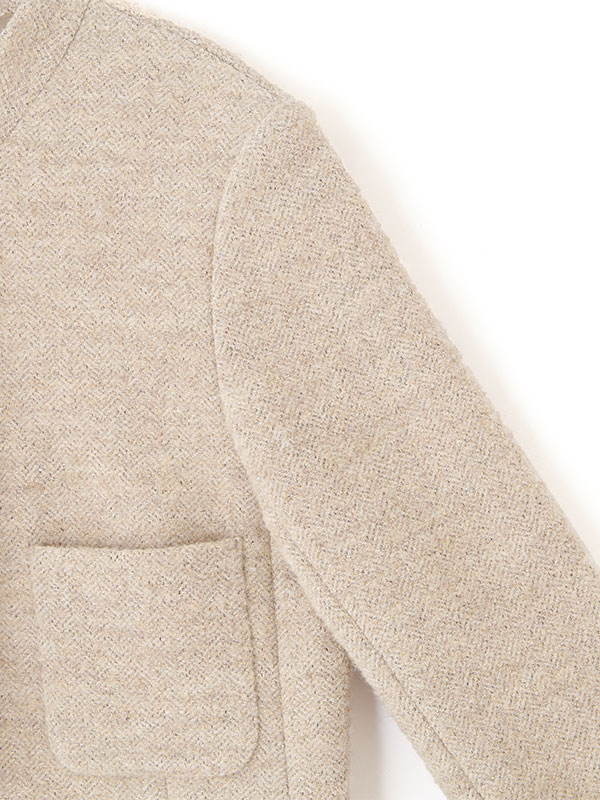 SANTEヘリンボーンツィードジャケット