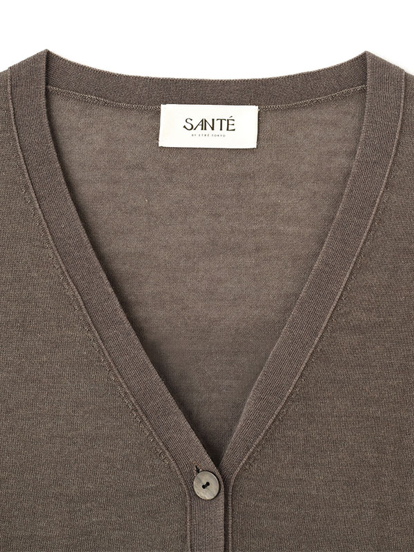 SANTEシルクカシミヤＶネックカーディガン