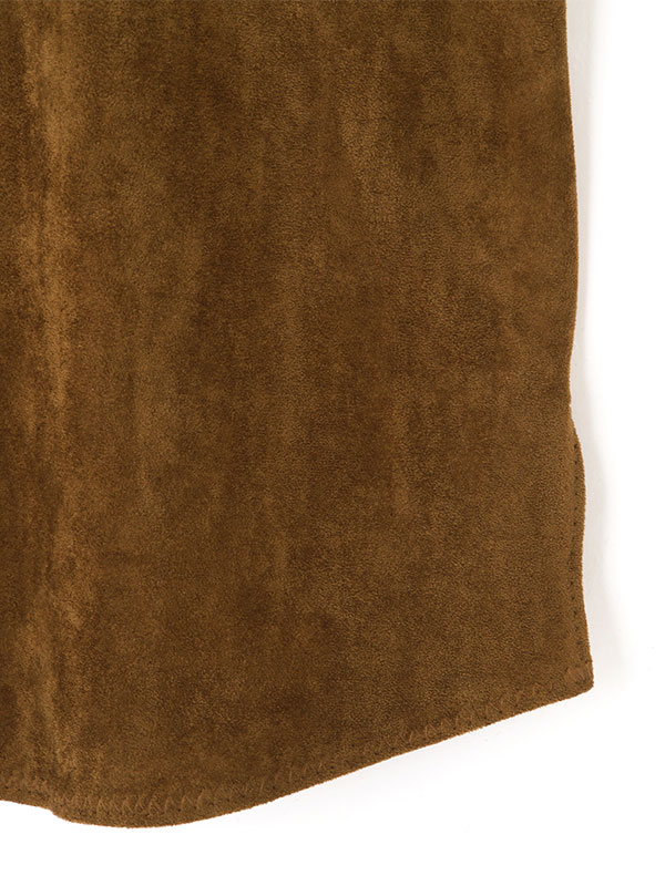 フェイクスウェードオーバーサイズシャツ