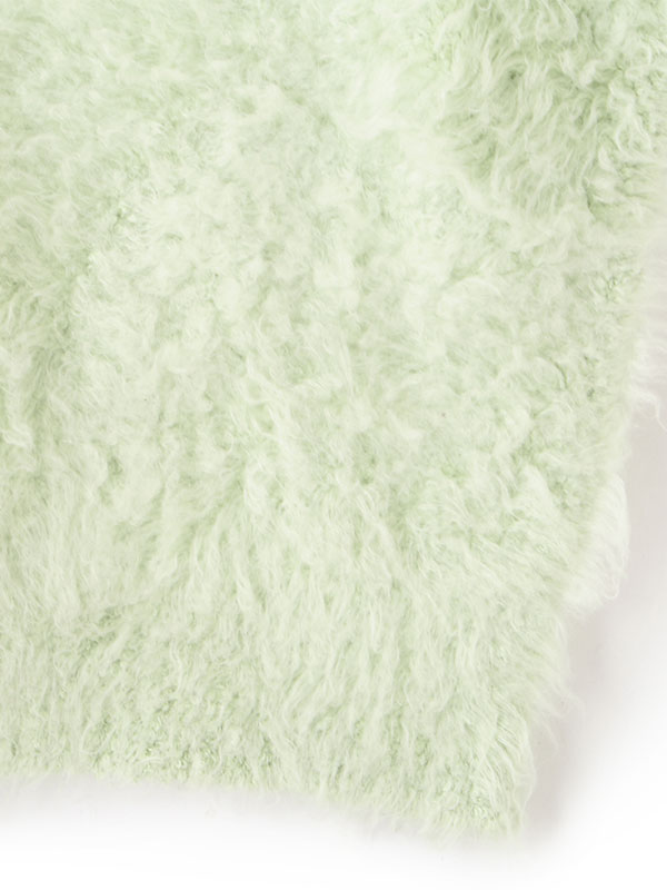 SANTEヘアリーシルクＶネックニットプルオーバー