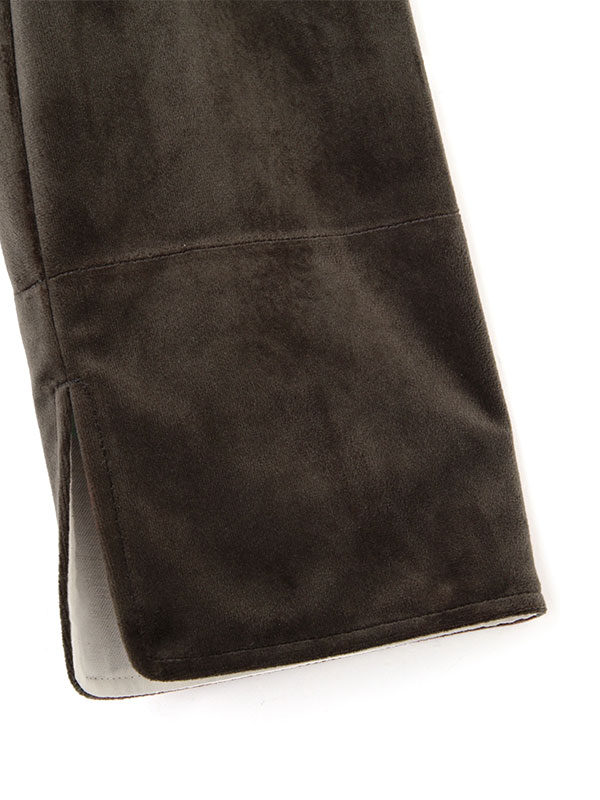 プランジングベロアワンピース