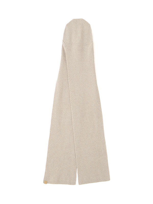 ホールガーメントストールニットキャップ