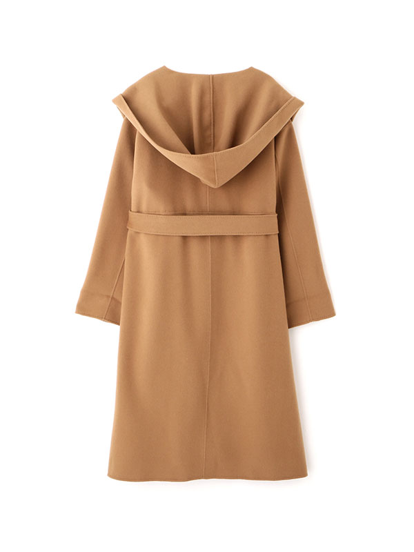 SANTEウールカシミヤフーディーリバーコート