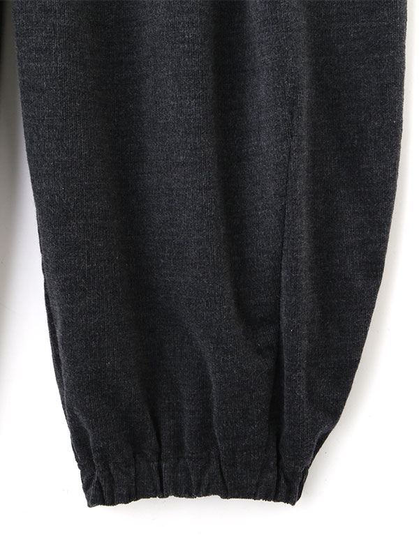 コーデュロイカーブジョガーパンツ