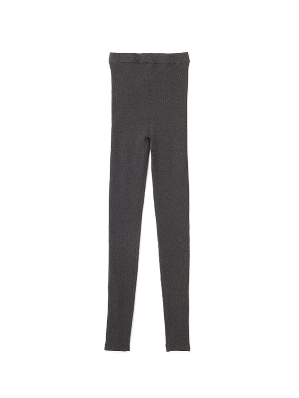 ヘムボタンニットレギンス