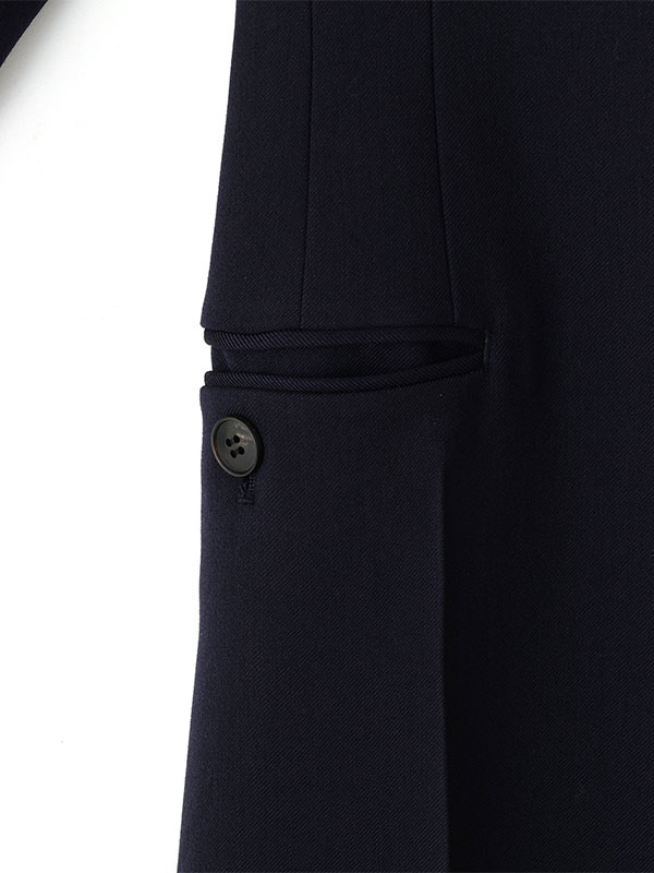 SANTEテーラードノーカラーオールインワン