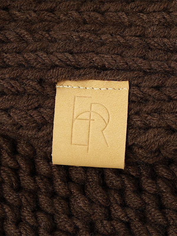 バルキーヤーンハンドニットスヌード