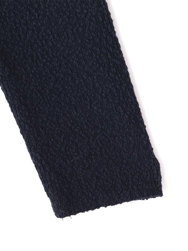 ファンシーヤーンクルーネックニットカーディガン