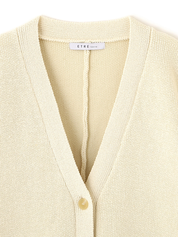 ダブルフェイスＶネックニットカーディガン