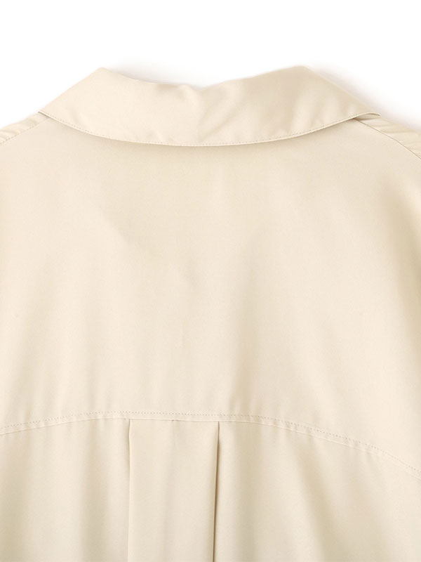 キュプラネクタイオーバーサイズシャツ