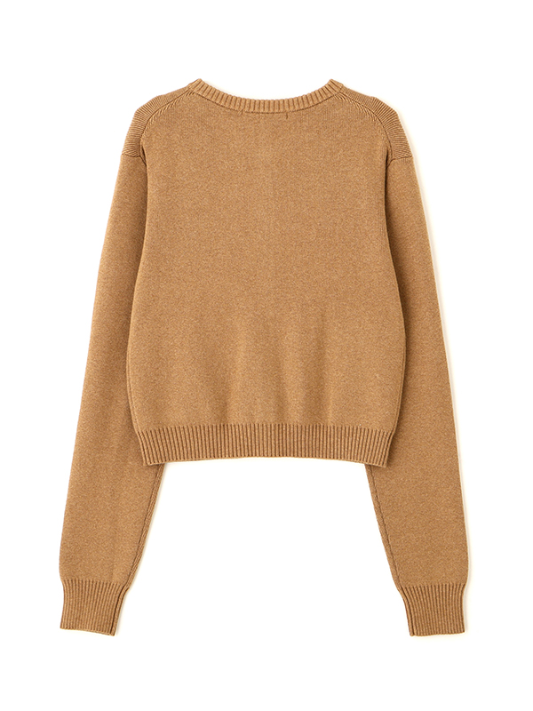 ミドルゲージコンパクトニットカーディガン