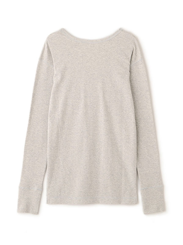 オーガニックコットンUネックロンTee