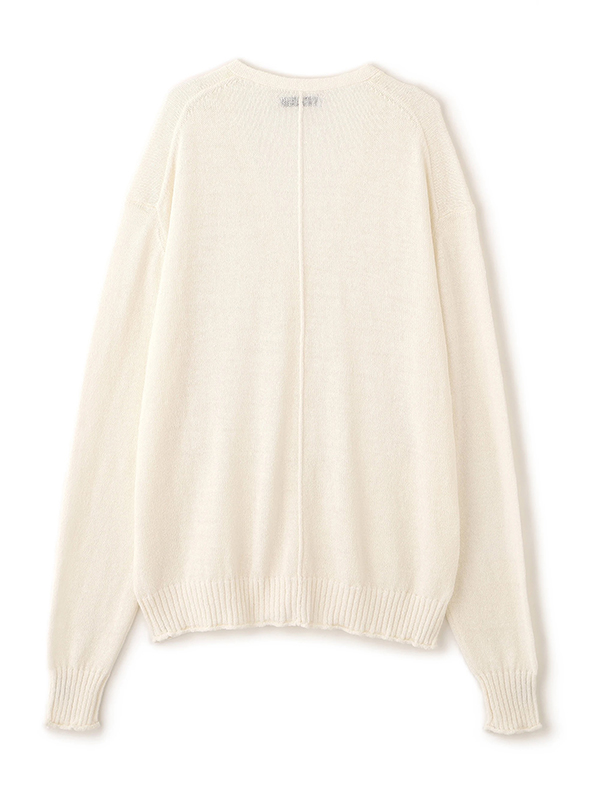 リリヤーンリネンVネックカーディガン