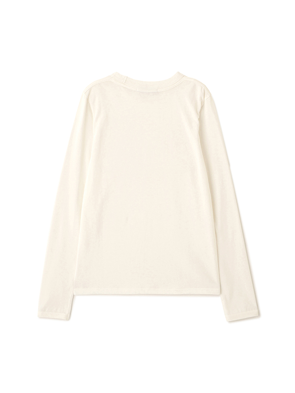 アウトステッチクルーネックロンTee