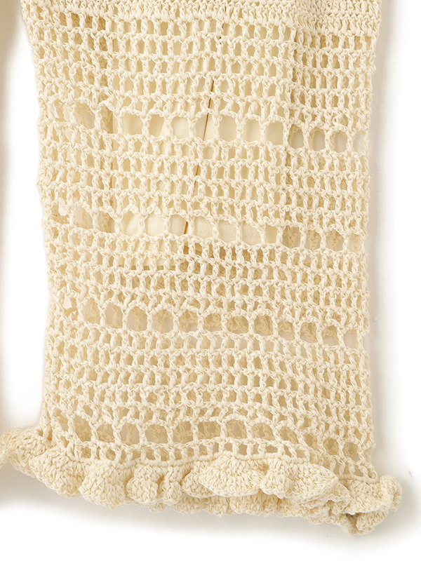 クロシェニットパンツ