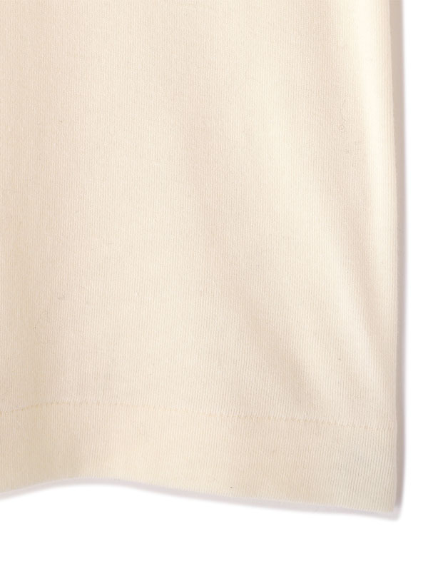 three dotsオーガニックコットンリンガーTee